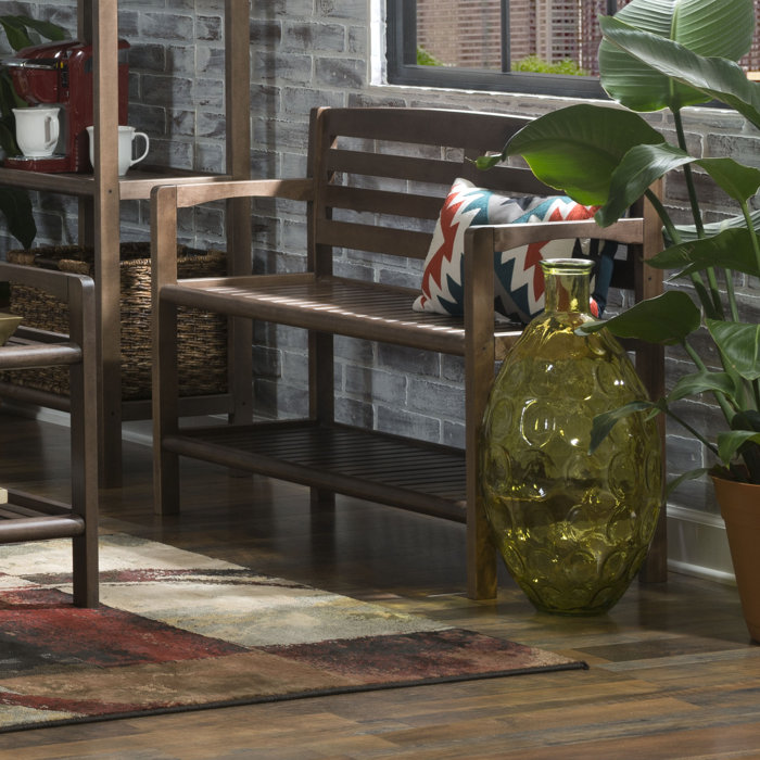 Red Barrel Studio® Hales Solid Wood Storage Bench & Reviews Wayfair